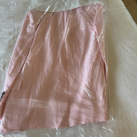 Proenza Schouler Pink Linen Blend Blazer - MSRP $2,000 - Picture 7 of 9